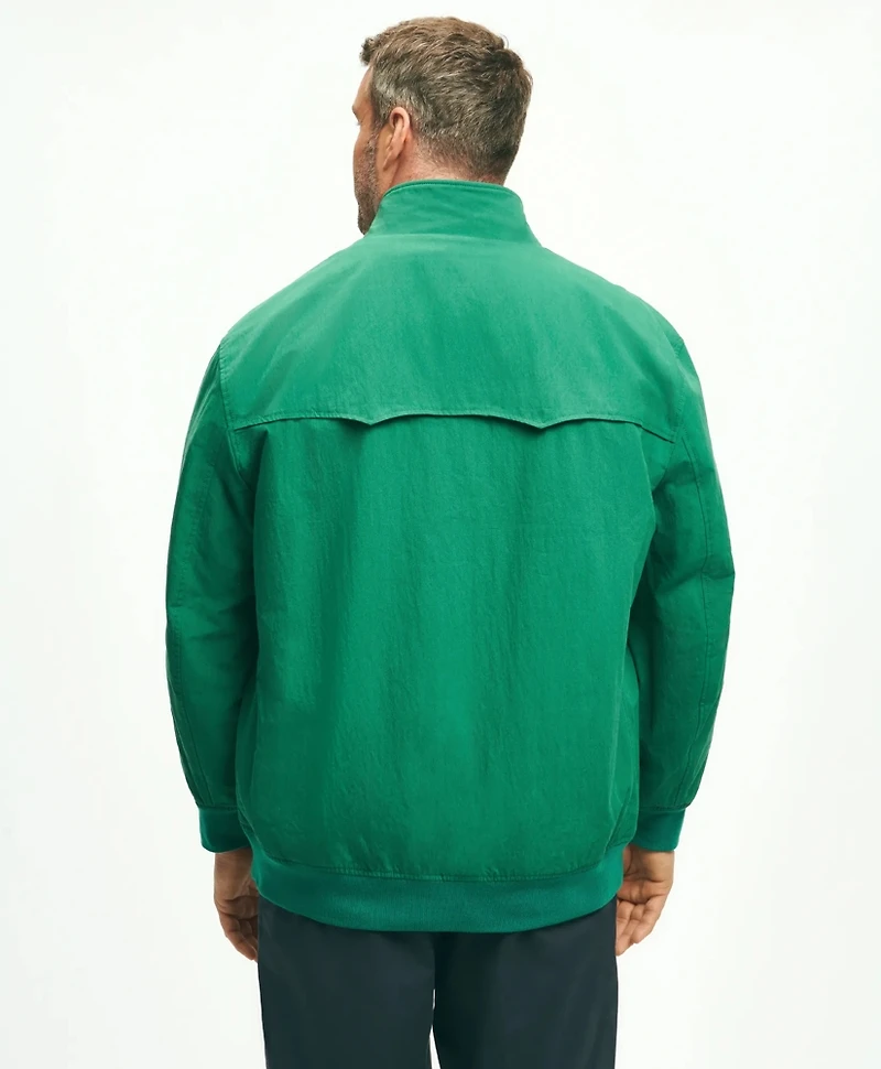 Big & Tall Bomber Jacket Cotton Blend