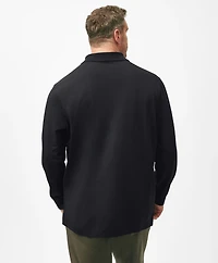 Golden Fleece<sup>®</sup> Big & Tall Stretch Supima<sup>®</sup> Long-Sleeve Polo Shirt