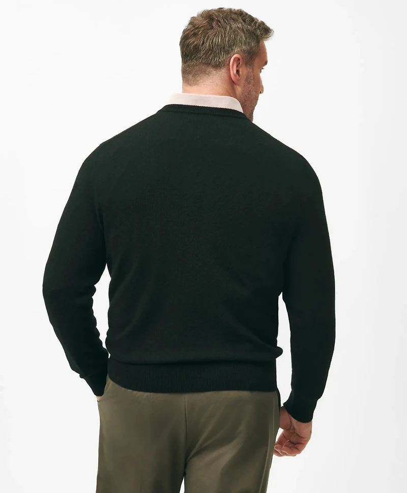 Big & Tall 3-Ply Cashmere V-Neck Sweater