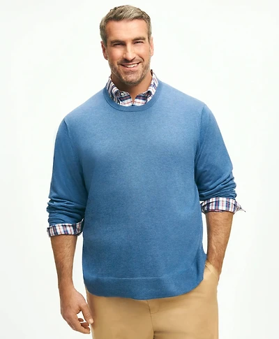 Big & Tall Supima<sup>®</sup> Cotton Crewneck Sweater