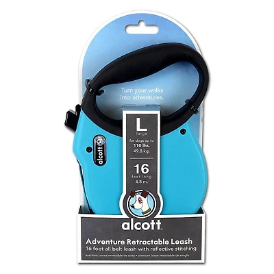 Alcott - Retractable Dog Leash - Blue Adventure