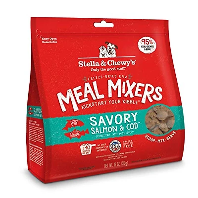 Stella & Chewy's - Dog Food - Freeze-Dried Savory Salmon & Cod Meal Mixer
