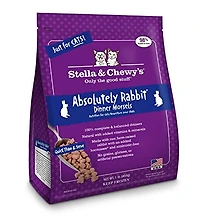 Stella & Chewy's - Frozen Cat Food - Dinner Morsels - Absolutely Rabbit