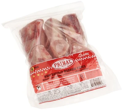 - Frozen Raw Recreational Bone - Protein Rich Natural Chew - Buffalo Marrow