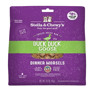 Stella & Chewy's - Cat Food - Freeze-Dried Duck Morsels