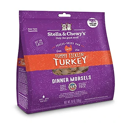 Stella & Chewy's - Cat Food - Freeze-Dried Tummy Ticklin' Turkey