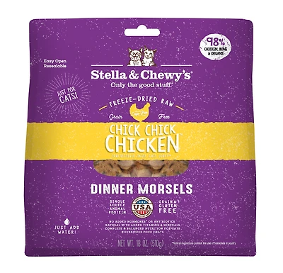 Stella & Chewy's - Cat Food - Freeze-Dried - Chick Chick Chicken