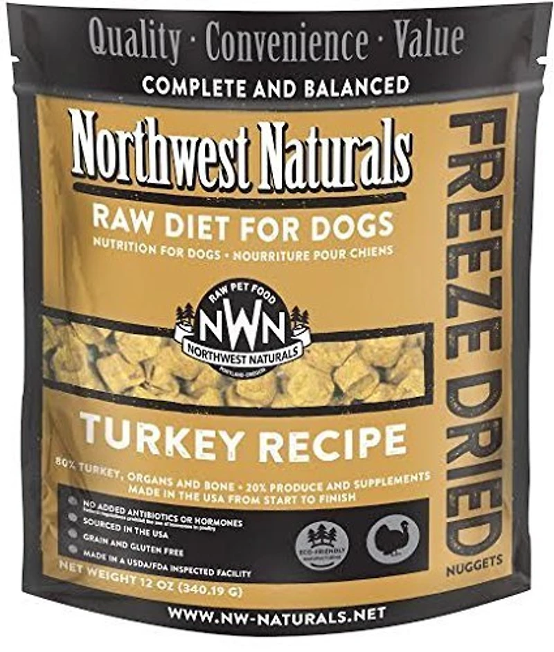 Northwest Naturals - Freeze Dried Dog Food - Turkey