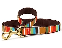Up Country - Dog Leash - Brown Stripe