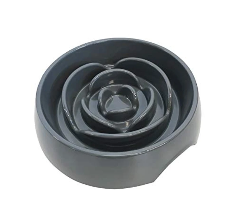 Messy Mutts - Interactive Slow Feeder Bowl - Gray