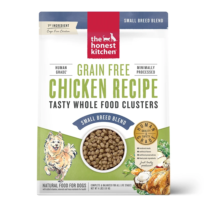 Honest Kitchen - Dog Food - Grain Free Chicken Clusters Small Breed