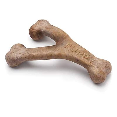 - Dog Chew Toy - Puppy Wishbone - Bacon