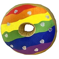 Huxley & Kent - Power Plush Dog Toy - Pride Donut