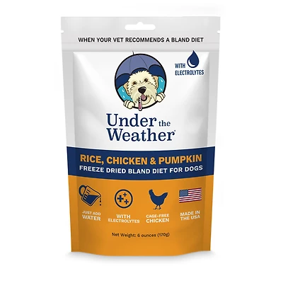 Under the Weather - Dog Supplement - Chicken,  Rice,  & Pumpkin