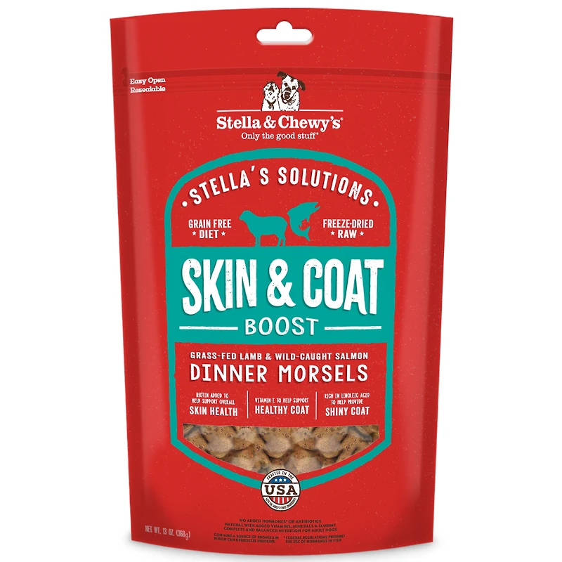 Stella & Chewy's - Freeze Dried Dog Food - Skin & Coat Boost Lamb