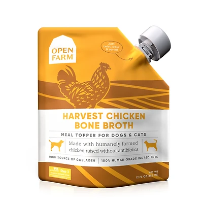 Open Farm - Meal Topper - Harvest Chicken Bone Broth