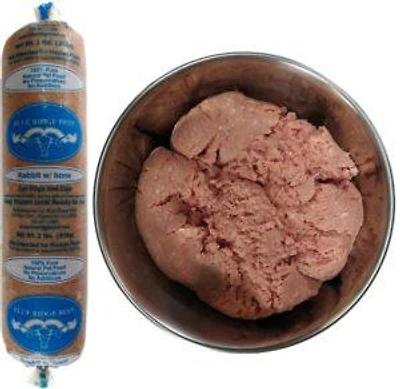 Blue Ridge Beef - Frozen Dog Meal Topper- Rabbit with Bone