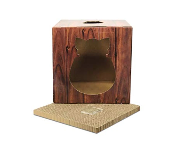 DoyenWorld - Cat Hide - DoyenCat FunBox Wood