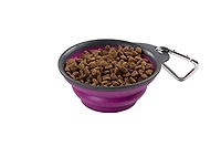 Dexas - Pet Bowl - Pink Travel Bowl