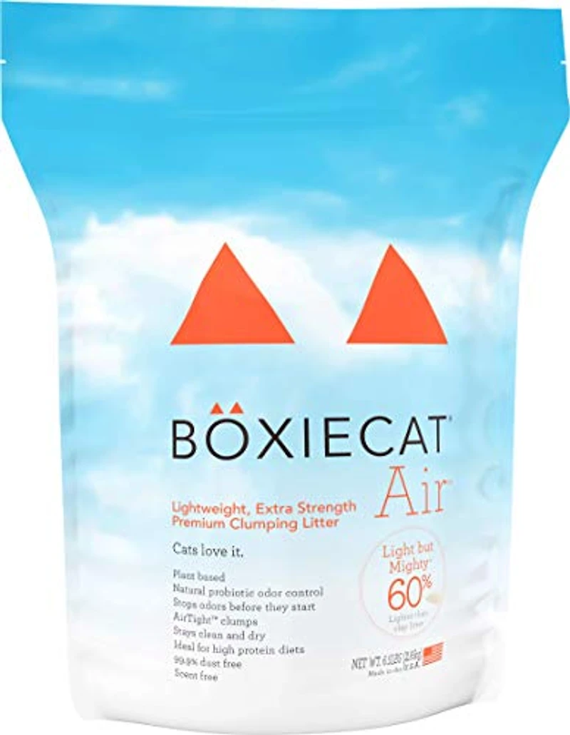 - Extra Strength Airtight™ Clumping Cat Litter - Lightweight Plant Based with Probiotic Odor Control - Unscented