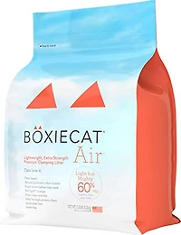 Boxiecat - Extra Strength Airtight™ Clumping Cat Litter - Lightweight Plant Based with Probiotic Odor Control - Unscented