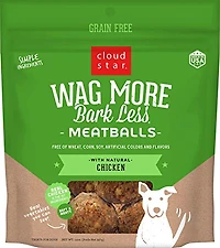 Cloud Star - Dog Treats - Wag More Bark Less Meatballs Chicken