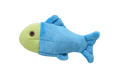 Fluff & Tuff - Plush Dog Toy - Soft Fabric with Tuffweb Mesh for Snuggles & Play - Molly Fish