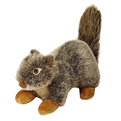 Fluff & Tuff - Plush Dog Toy - Soft Plush with Tuffweb Mesh for Snuggles & Play - Nuts Squirrel