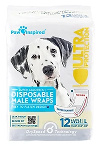 Disposable Male Dog Wraps
