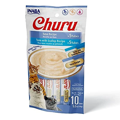 Inaba - Lickable Cat Treat - Churu Tuna Variety Pack