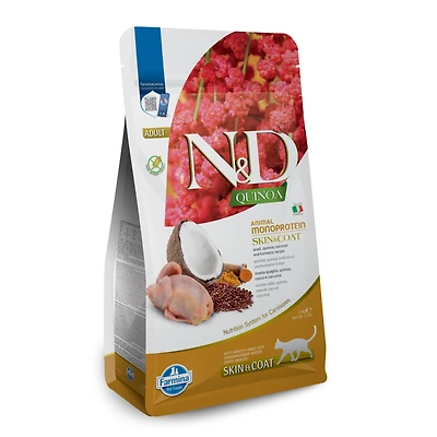 Farmina - Dry Cat Food - Skin & Coat Quail