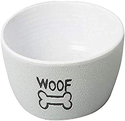 Ethical Pet - Dog Dish - Woof Gray
