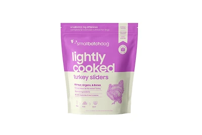 Small Batch - Frozen Dog Food - Lightly Cooked Turkey