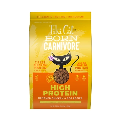 Tiki - Dry Cat Food - Born Carnivore Chicken & Egg
