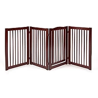 Primetime Petz - Pet Gate - 360 with Door Walnut