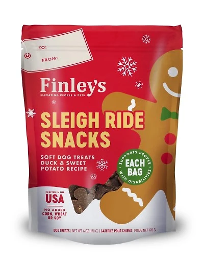 NutriSource - Soft & Chewy Dog Treats - Grain Free,  High Protein & Low Calorie for Training & Rewards - Gingerbread Duck Bites