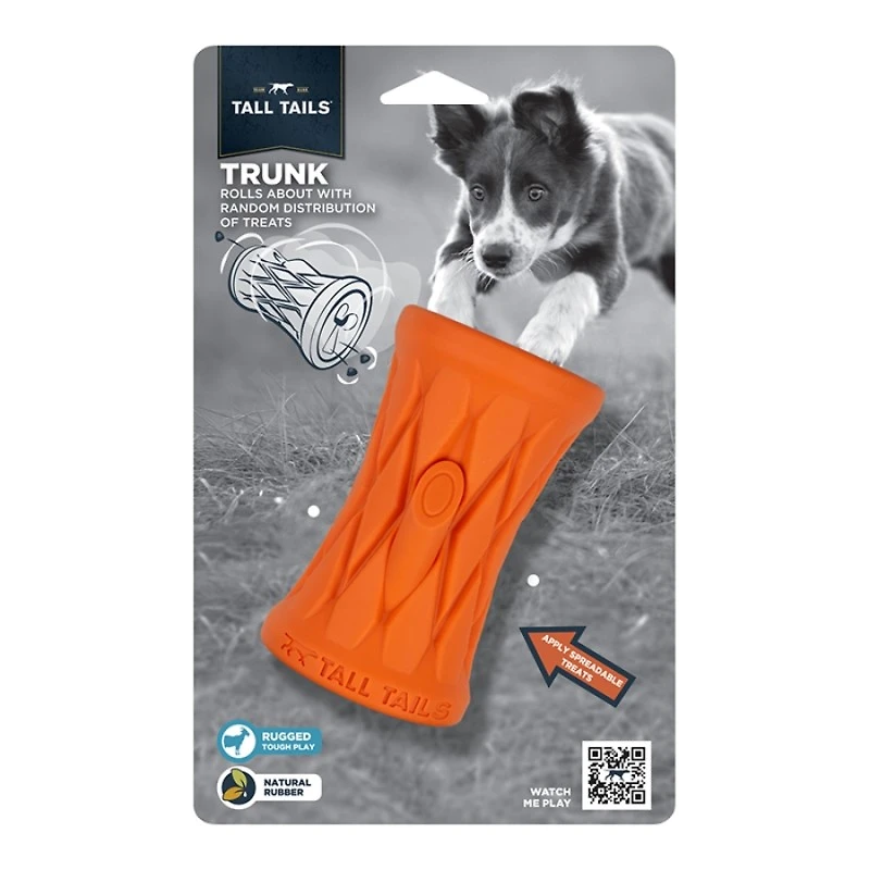 Tall Tails - Interactive Dog Toy - Rubber Trunk