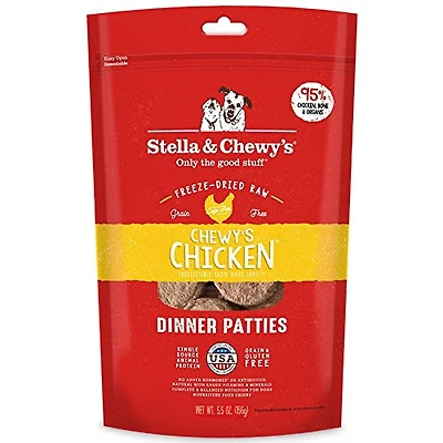 - Freeze Dried Raw Dog Food Dinner Patties - High Protein & Grain Free - Chewy's Chicken Patties