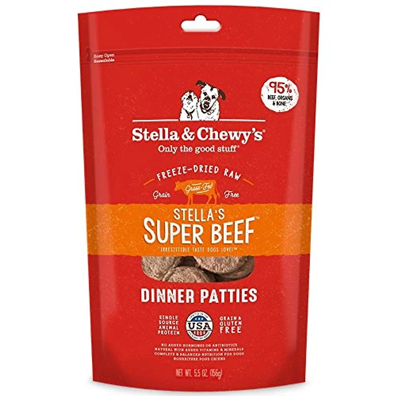 - Freeze Dried Dog Food - Super Beef Patties
