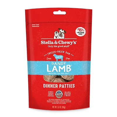 Stella & Chewy's - Freeze Dried Raw Dog Food Dinner Patties - High Protein & Grain Free