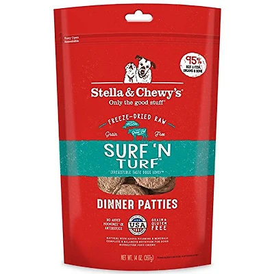 Stella & Chewy's - Dog Food - Freeze-Dried Surf & Turf Patties