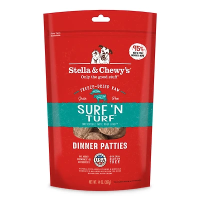 Stella & Chewy's - Dog Food - Freeze-Dried Surf & Turf Patties