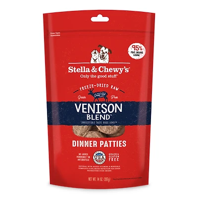 Stella & Chewy's - Dog Food - Freeze-Dried Venison Patties