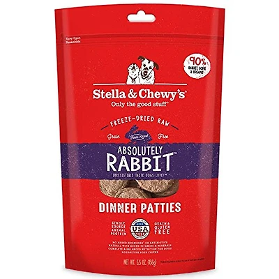 Stella & Chewy's - Dog Food - Freeze-Dried Rabbit Patties