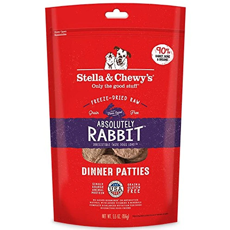 Stella & Chewy's - Dog Food - Freeze-Dried Rabbit Patties