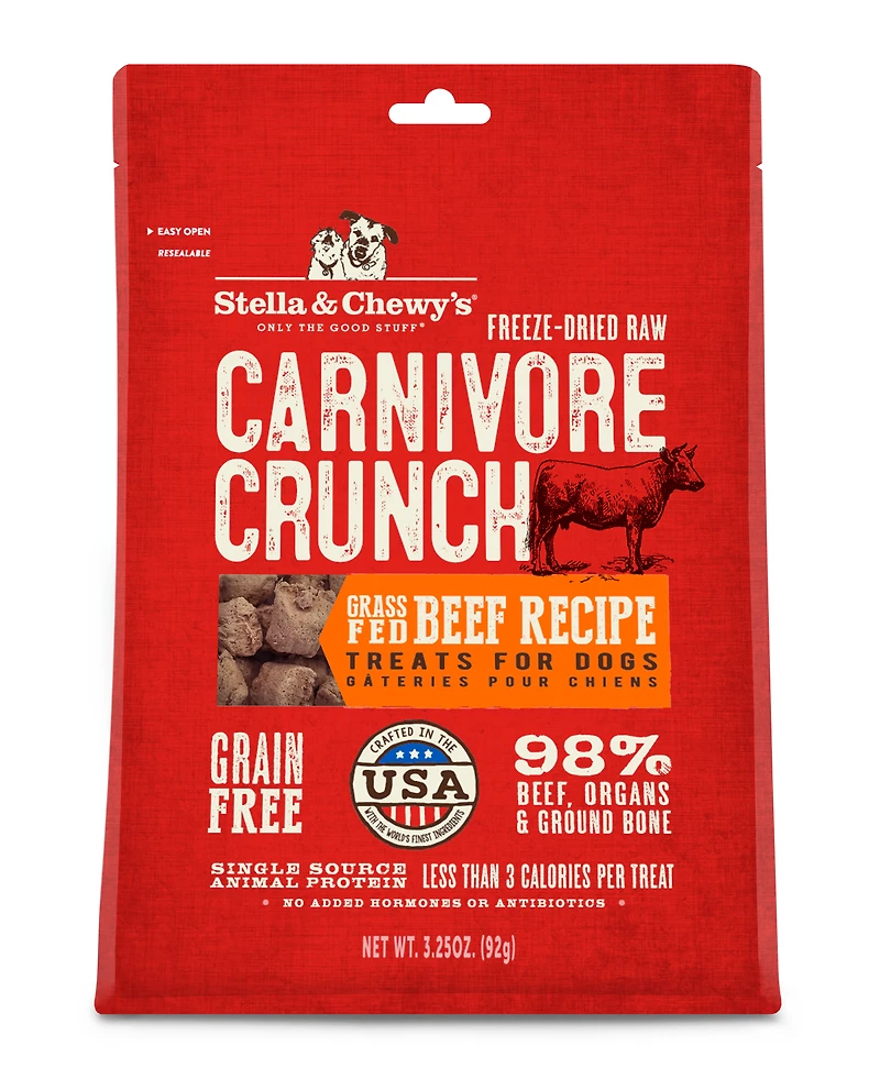 Stella & Chewy's - Dog Treats - Crunchy Beef