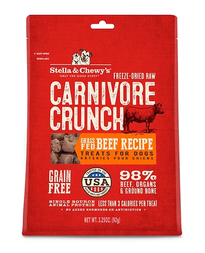 Stella & Chewy's - Dog Treats - Crunchy Beef