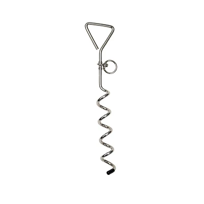 Coastal - Tie Out Spiral Stake – Heavy Duty Dog Anchor for Hard Soil – Secure & Durable