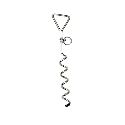 Coastal - Tie Out Spiral Stake – Heavy Duty Dog Anchor for Hard Soil – Secure & Durable