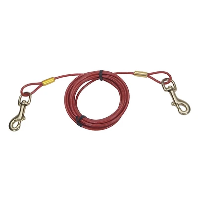 Dog Tie Out – Rust Resistant & Strong Heavy Cable – Secure & Durable